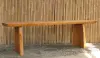  Product image 7 of the product “Natural Wood Table suar with wodden legs, 256cm length, 85cm widt, 78.5cm height. Table top 7cm thickness ”